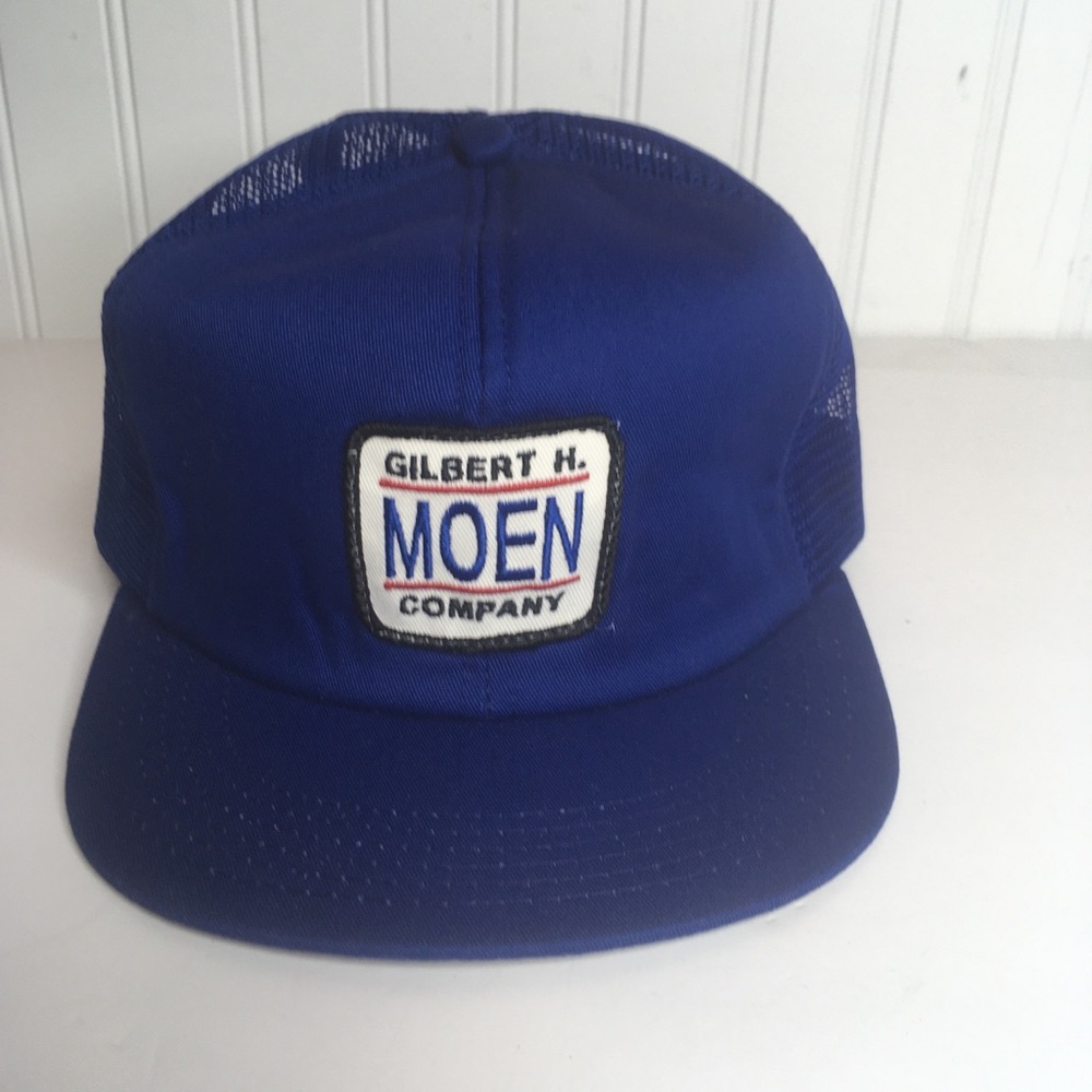Vintage Trucker Hat Cap Snapback Gilbert H. Moen